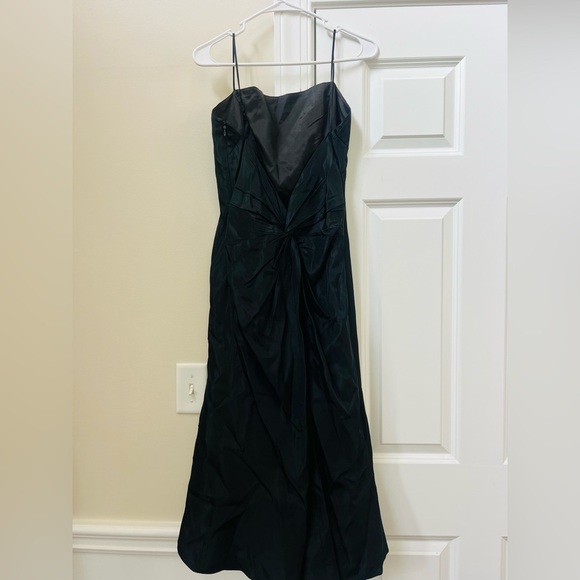 Laundry By Shelli Segal Elegant Black Strapless Dress - Picture 4 of 11